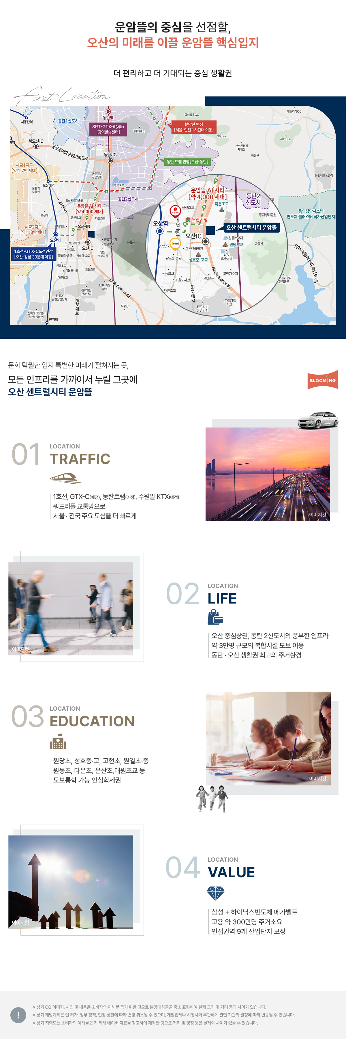 오산 센트럴시티 운암뜰 입지환경