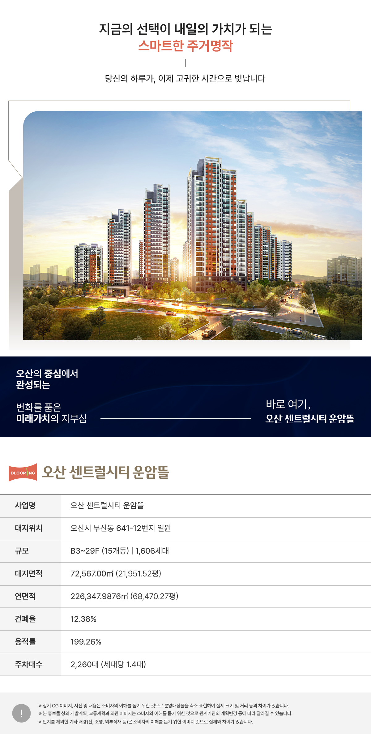 오산 센트럴시티 운암뜰 사업개요
